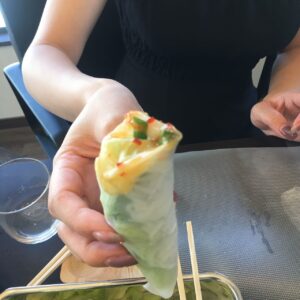 自分でまいて食べる生春巻き