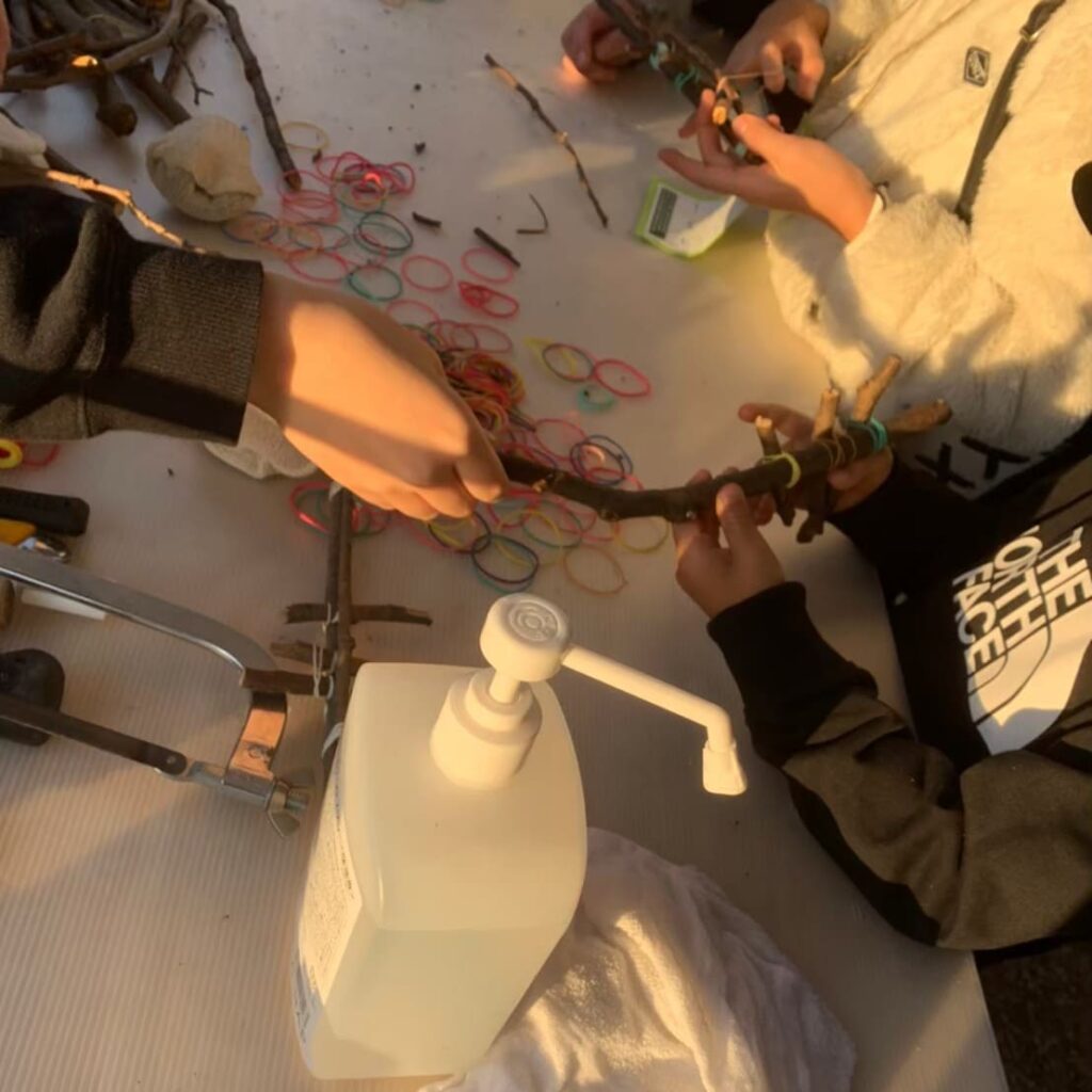 ③輪ゴムでっぽう作り2